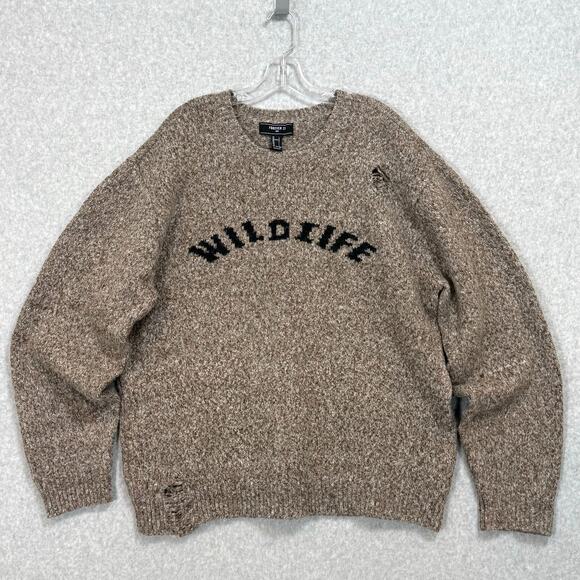 Men's Crewneck Sweater - Wildlife forever 21 - Picture 1 of 16